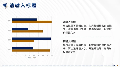 蓝色简约几何商务风工作汇报模板PPT模板