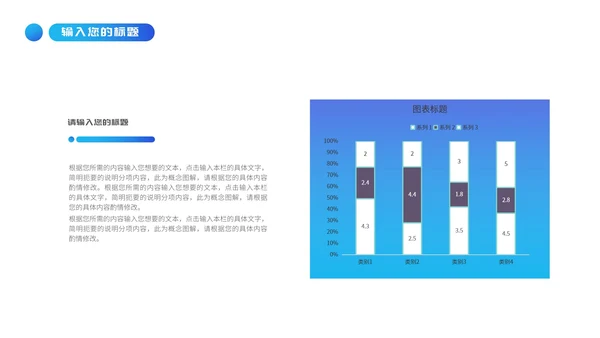 蓝色扁平风新零售数据报告PPT模板