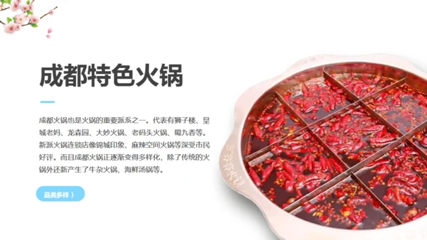 美丽成都城市宣传通用PPT模板