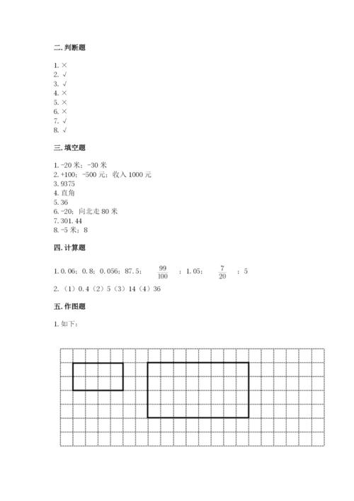 冀教版六年级下册期末真题卷（精练）.docx