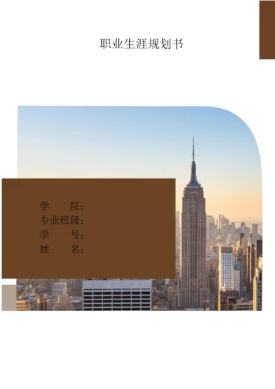 19页10100字材料物理专业职业生涯规划.docx