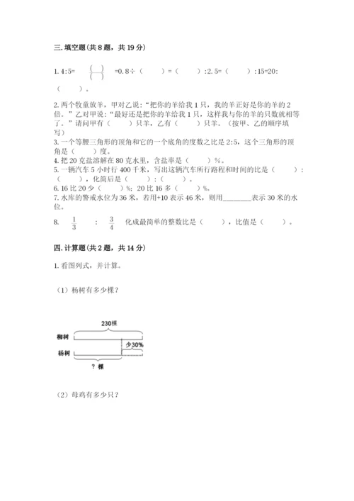 萝北县六年级下册数学期末测试卷（突破训练）.docx