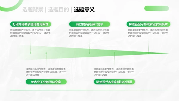 绿色简约商务风大学生毕业答辩