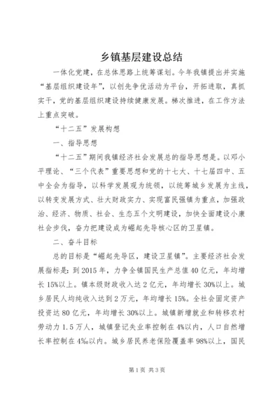 乡镇基层建设总结.docx