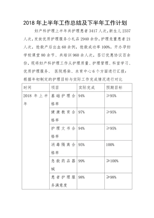 上半年护理工作总结.docx