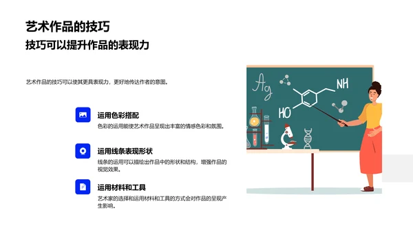 小学艺术鉴赏教学PPT模板