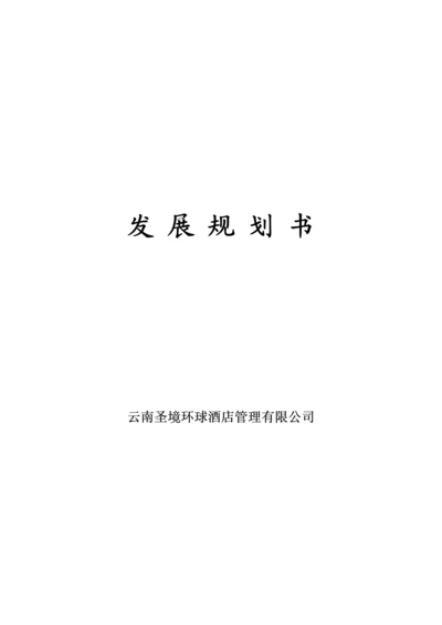 公司企业发展与重点规划综合计划书.docx