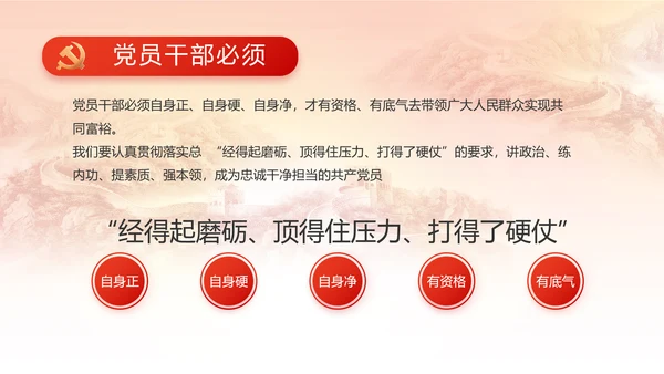 党建党支部述职报告动态PPT党课