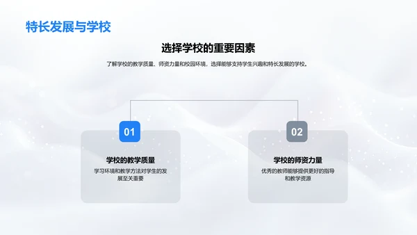 合适初中的选择策略PPT模板