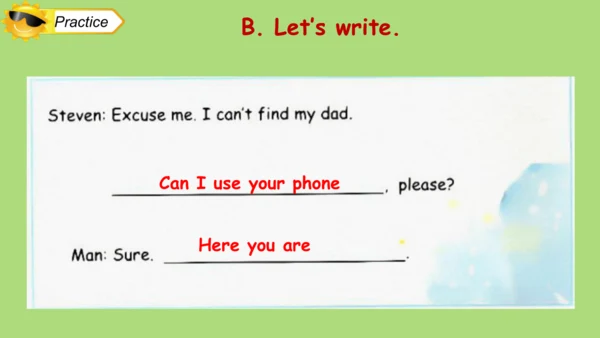Unit 4 Asking for Help  Lesson3 课件(共17张PPT)