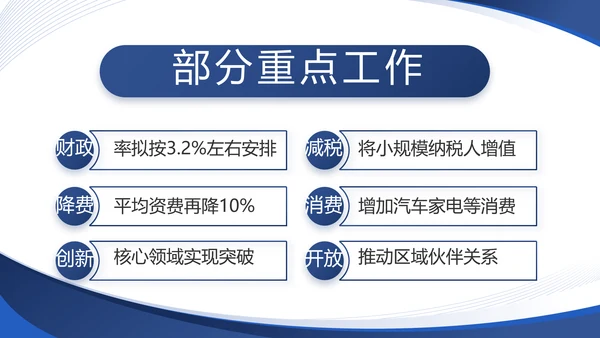 蓝色大气党支部工作专题动态PPT