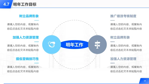 建筑背景的年终工作总结报告汇报通用PPT模板
