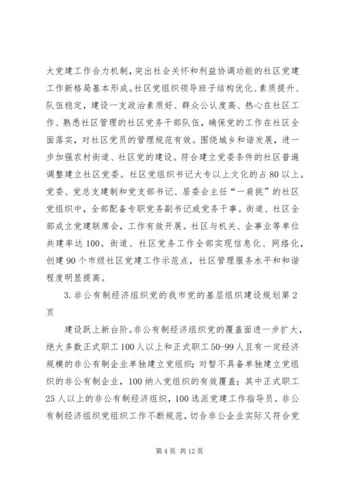 我市党的基层组织建设规划.docx