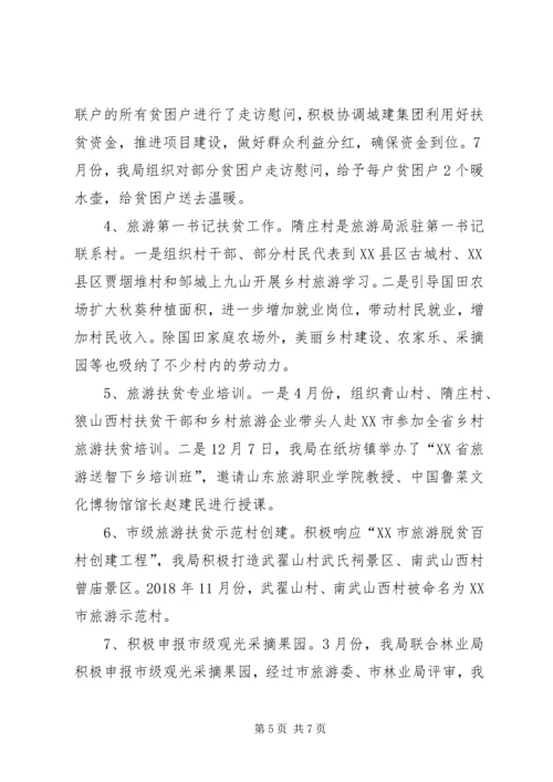 旅游规划科工作总结及工作计划.docx