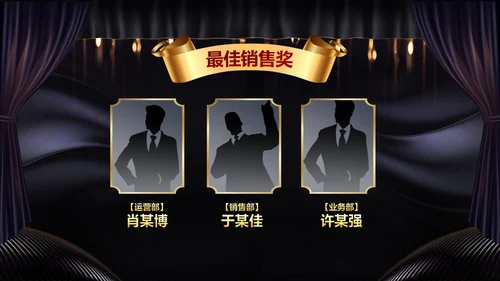 2020鼠年颁奖典礼年会年终总结PPT