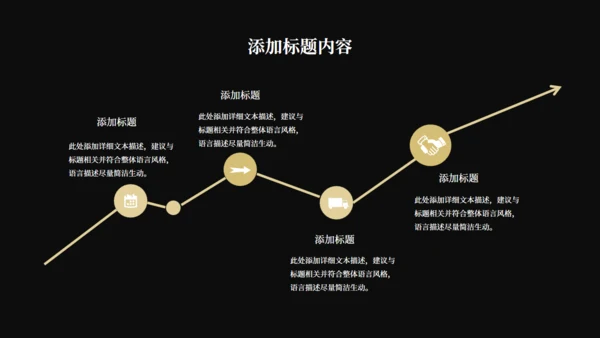 黑金奢华风公司企业宣传通用PPT模板