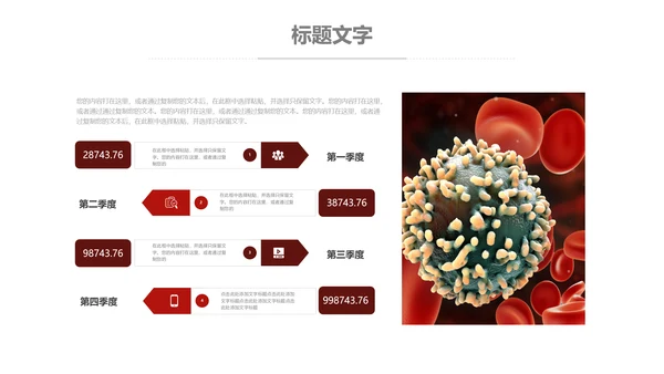 医疗细菌病毒微生物细胞组织动态ppt模板