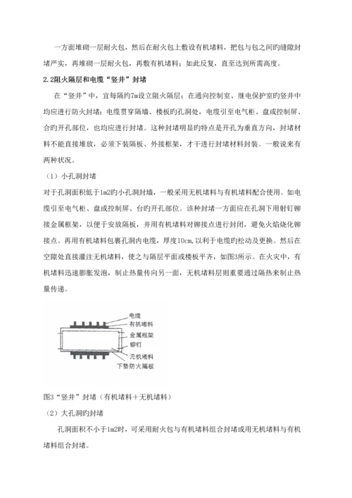 变电站防火综合施工专题方案.docx