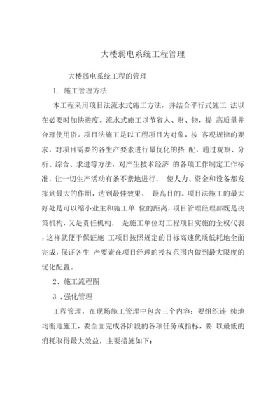 大楼弱电系统工程管理.docx