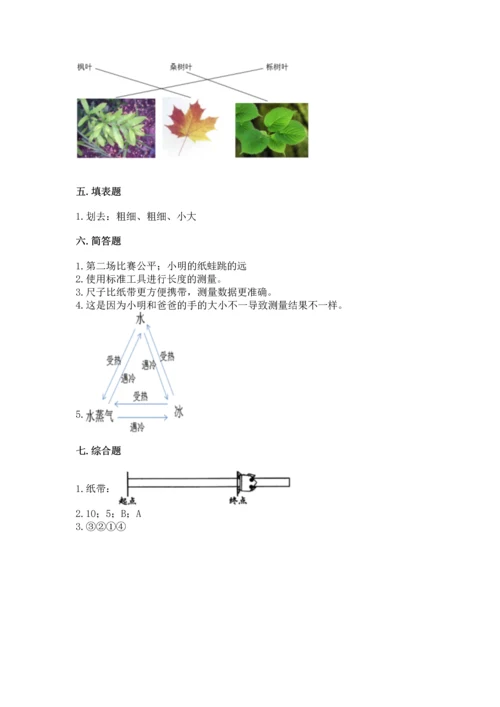 教科版科学一年级上册期末测试卷精品（巩固）.docx