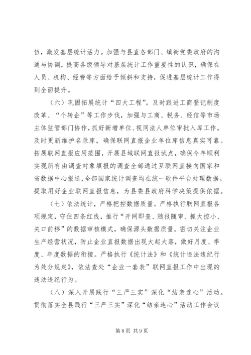 统计局半年工作总结及下半年工作计划精编.docx