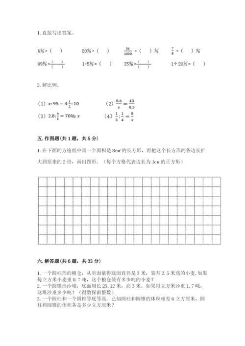 韶关市小升初数学测试卷完美版.docx