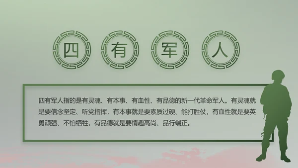 八一部队军事工作总结汇报动态PPT