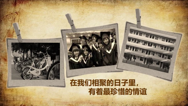 高校毕业季告别校园通用PPT相册模板