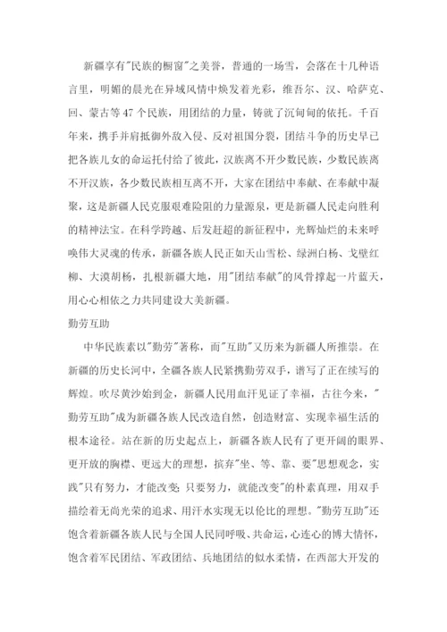 准确贯彻新时代党的治疆方略心得体会集合4篇.docx