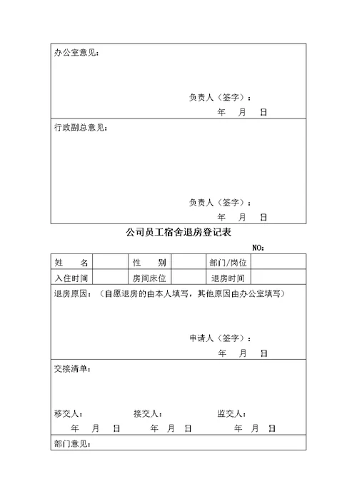 公司宿舍管理规定