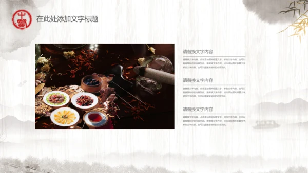 传统中医学中医院中医文化中草药PPT模板