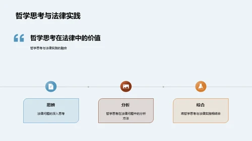 哲思探索法理世界