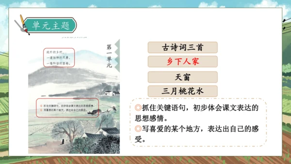 【核心素养】部编版语文四年级下册-2.乡下人家 第2课时（课件）