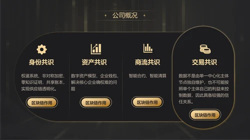 黑金质感项目战略商业计划书通用PPT模板