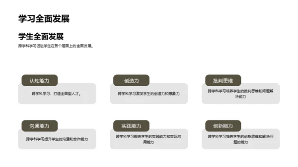 跨学科教学法探索