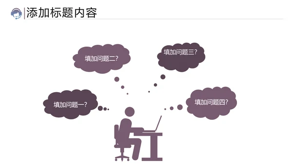 商务客服培训客服服务工作汇报PPT模板