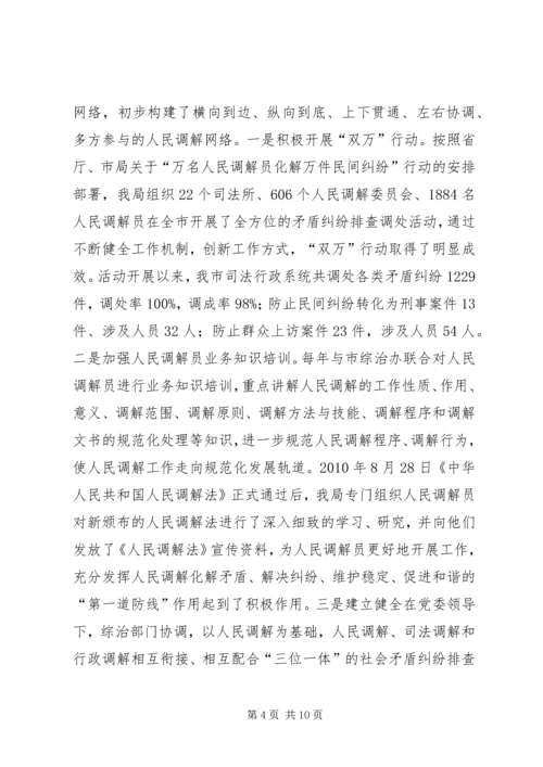 县市司法局关于司法所规范化建设工作情况汇报.docx