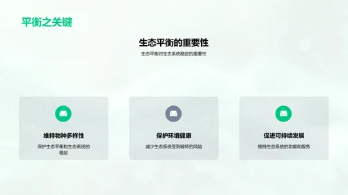 生态平衡的原理