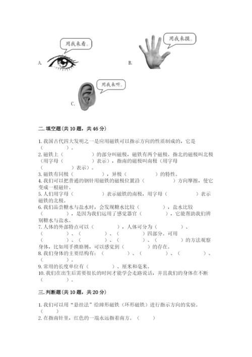 教科版小学科学二年级下册期末测试卷【典优】.docx