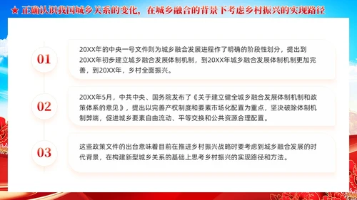 全面推进乡村振兴四个关键问题党课党建PPT