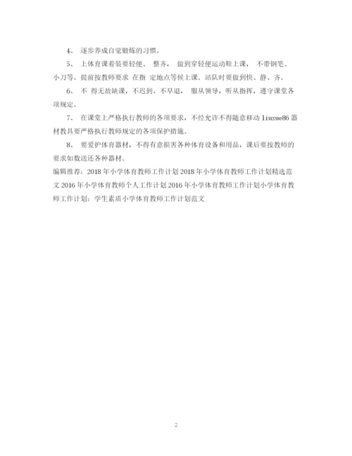 精编之小学体育教师新学期工作计划范文.docx
