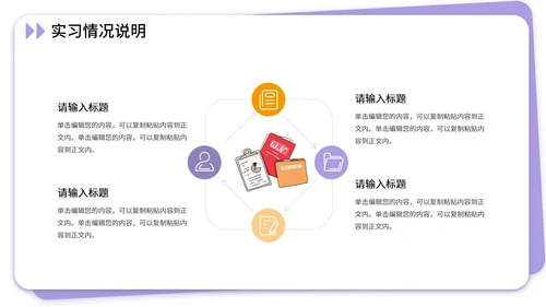 大学生社会实践报告实习汇报PPT模板