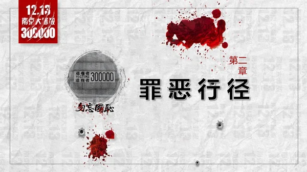 国家公祭日悼念活动PPT课件