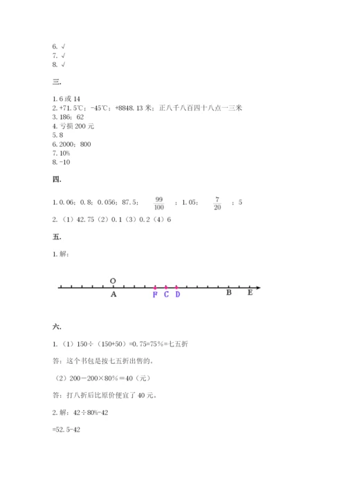 青岛版六年级数学下册期末测试题含答案ab卷.docx