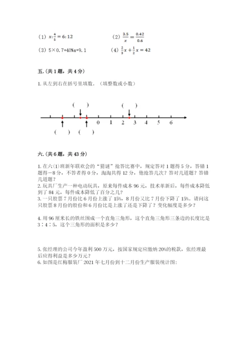 海南省【小升初】2023年小升初数学试卷【b卷】.docx