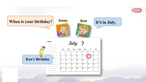 Unit 6 Birthdays Lesson 2 课件(共29张PPT)