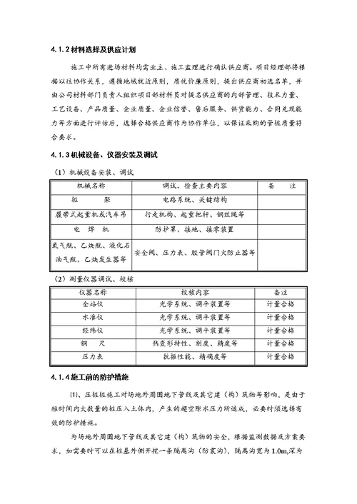 上海小高层住宅楼泥浆护壁钻孔灌注桩施工方案