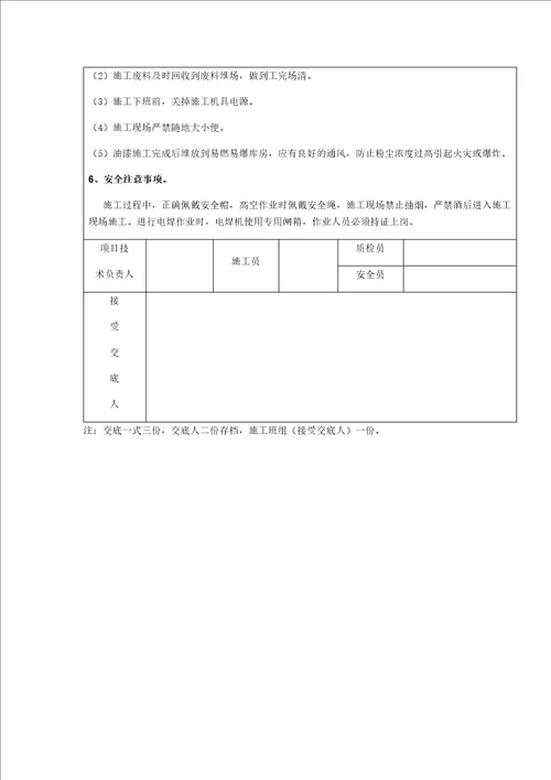 外墙雨水管技术交底共4页