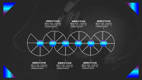 动感音乐主题产品发布会通用PPT模板