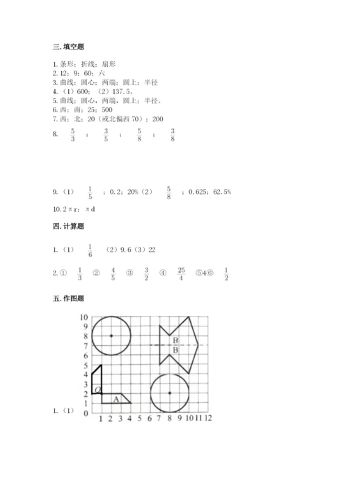 2022人教版六年级上册数学期末测试卷及完整答案【历年真题】.docx